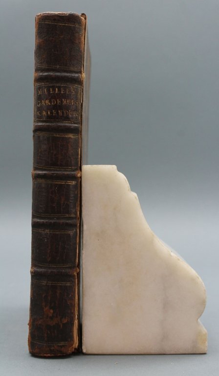 Miller. THE GARDENERS KALENDAR. Lon: 1748.: [Gardening]. Philip Miller. THE GARDENERS KALENDAR, Directing what Works are necessary to be done Every Month in the Kitchen, Fruit and Pleasure-Gardens, And in the Conservatory and Nursery. With An A