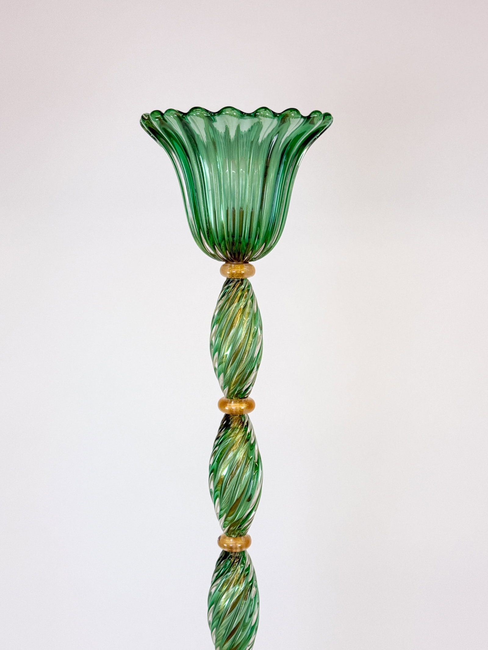 A. Seguso Murano torchiere lamp. (1 of 4)