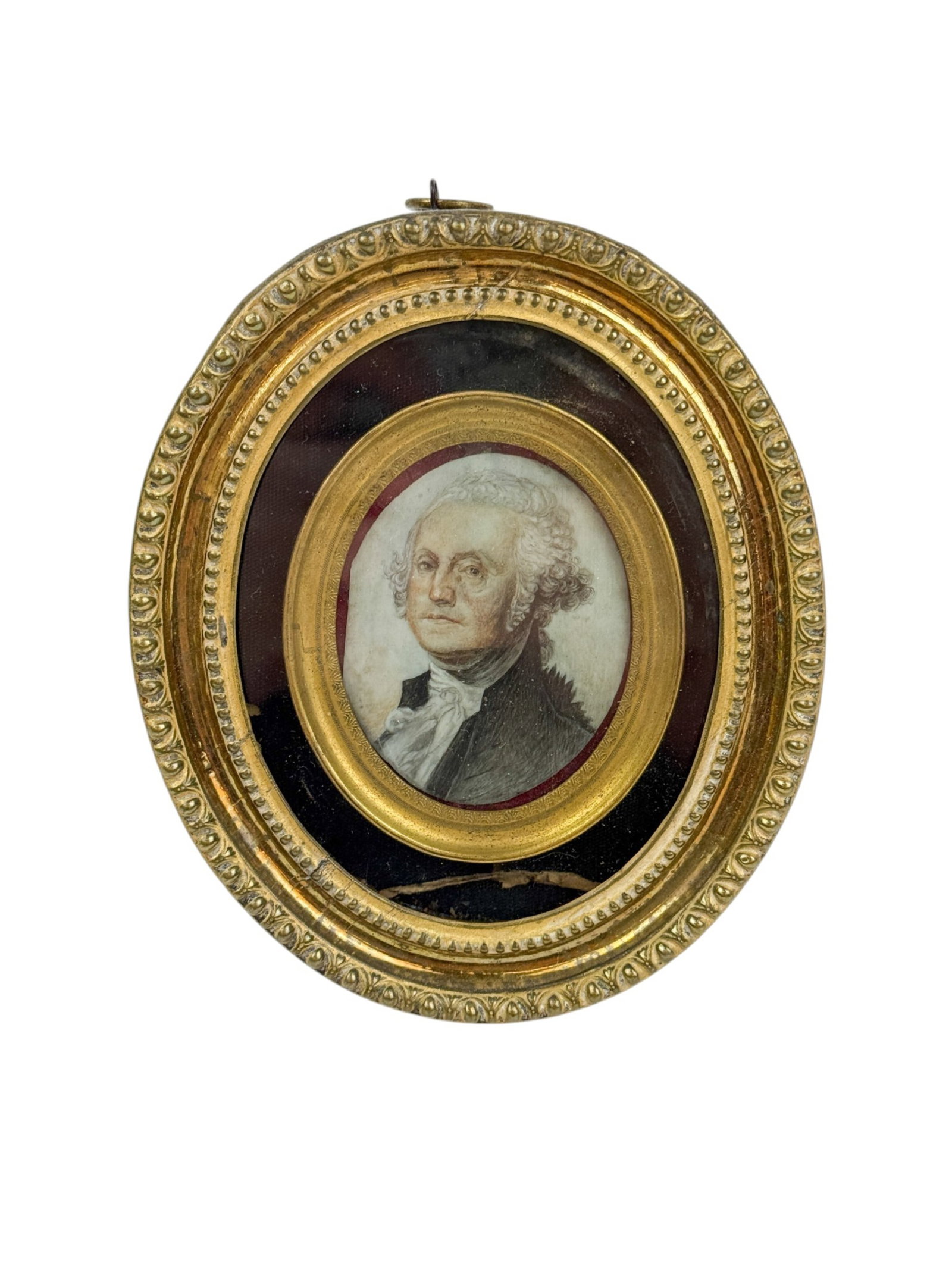 George Washington portrait miniature. (1 of 3)