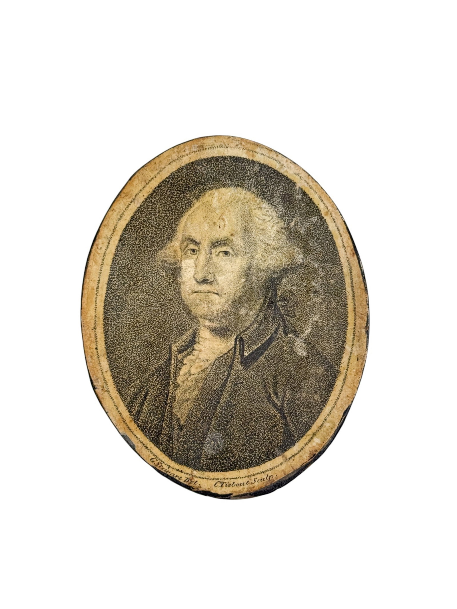 George Washington snuff box. (1 of 3)