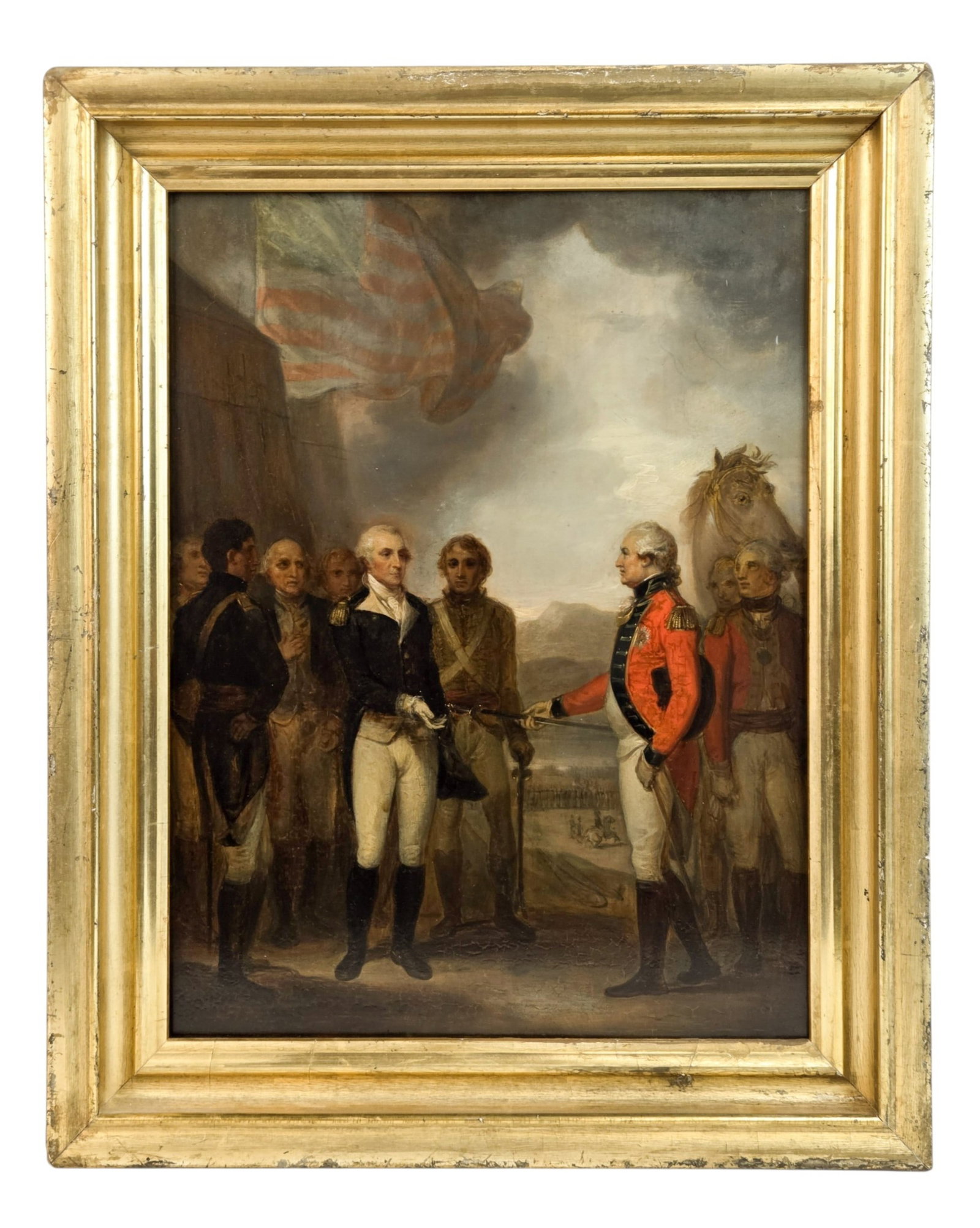 Attrib. Turnbull, "Surrender at Yorktown," O/P. (1 of 4)