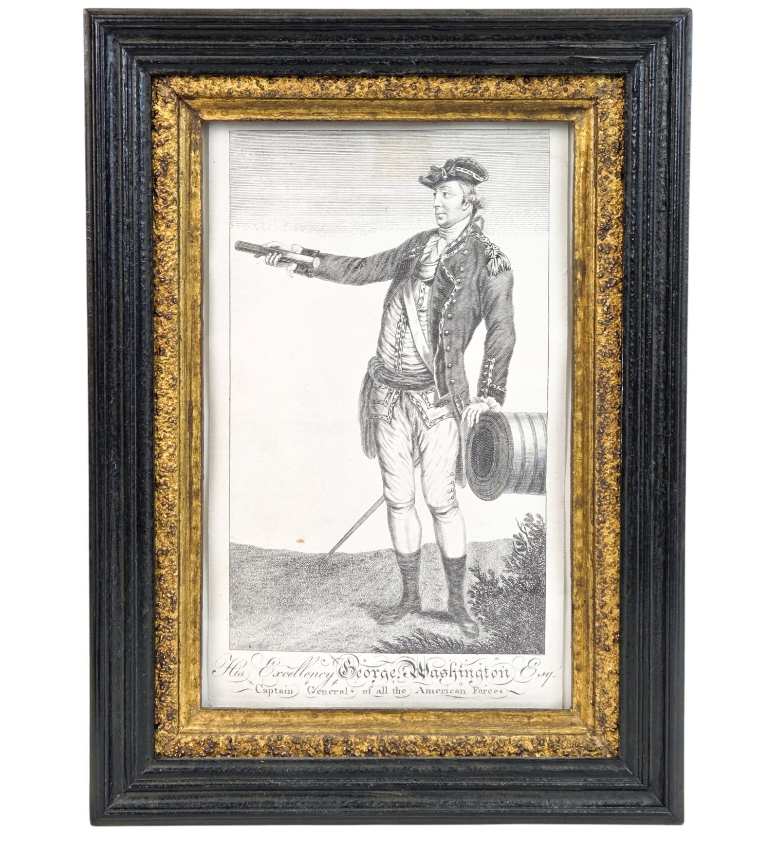 George Washington engraving. (1 of 4)