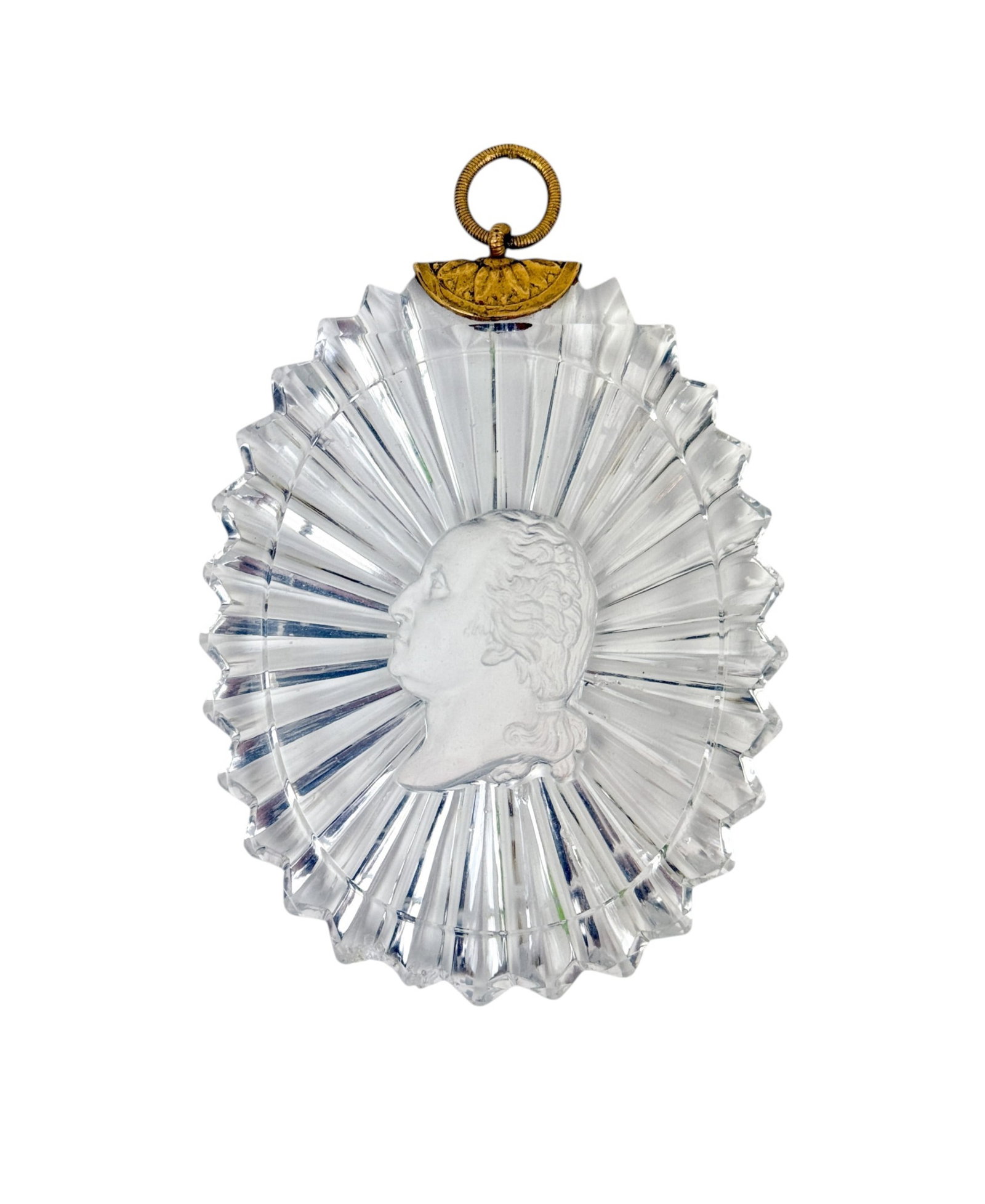 Sulphide portrait glass of George Washington. (1 of 2)