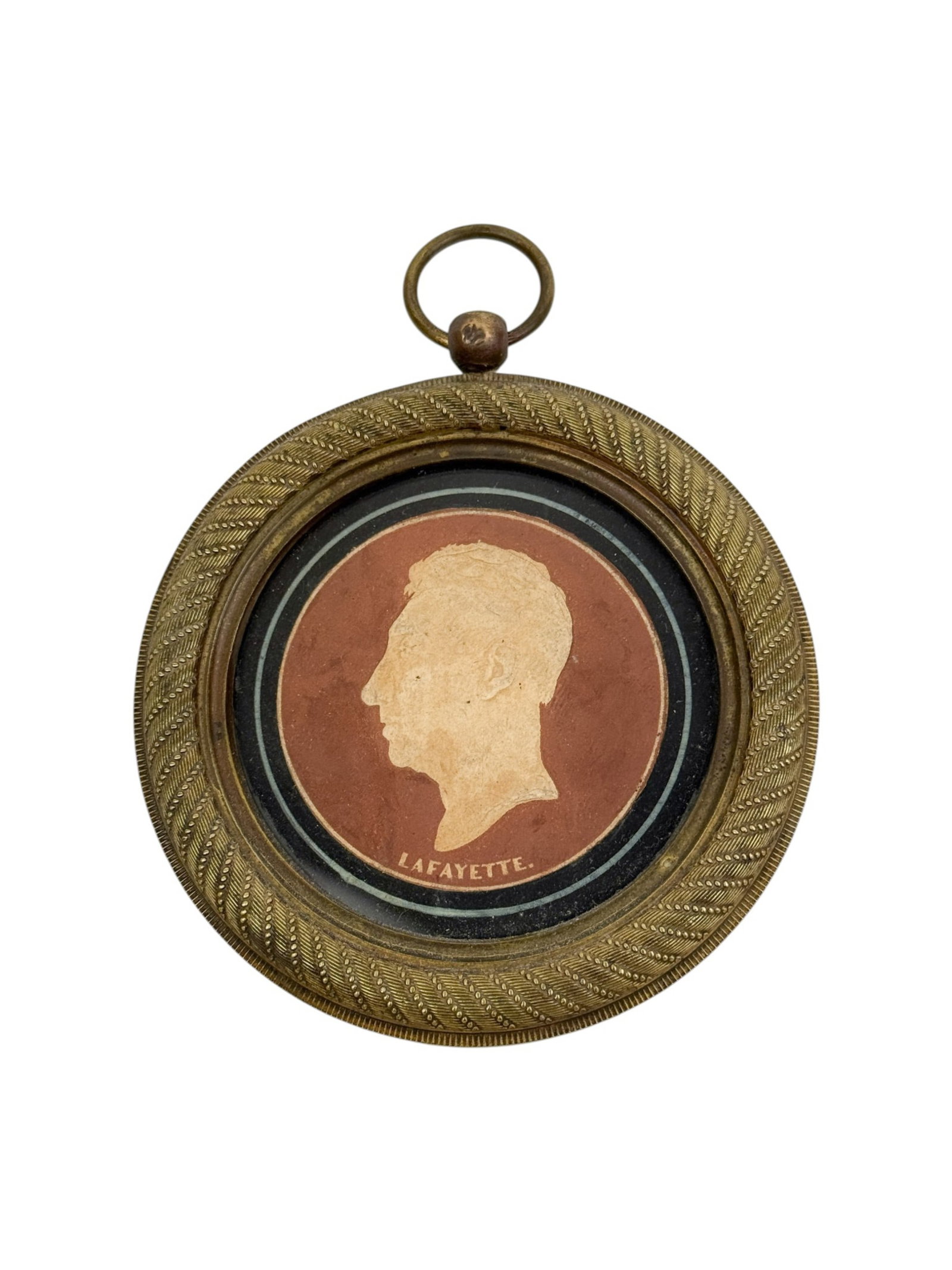 Portrait medallion of Lafayette. (1 of 2)