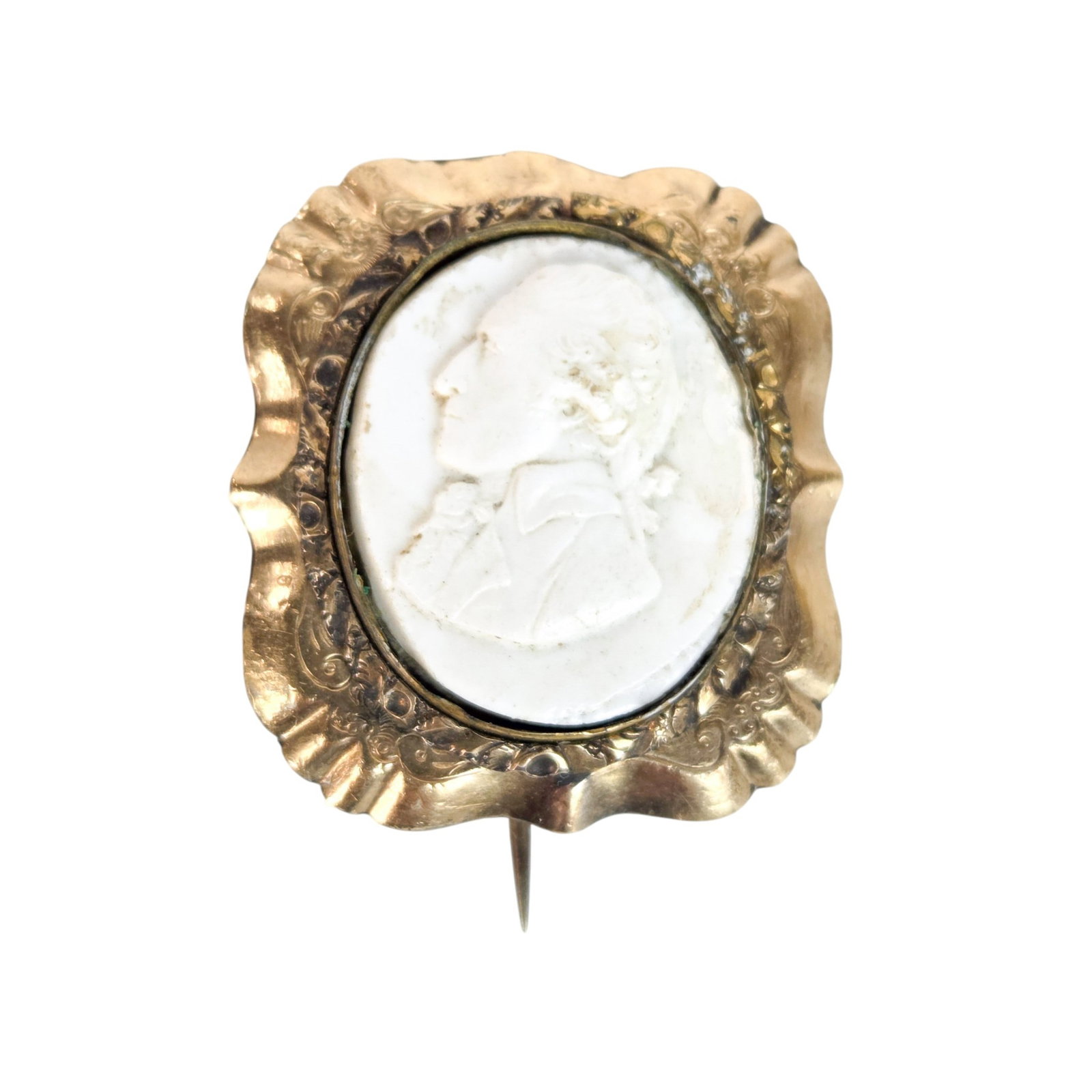 George Washington portrait brooch, c. 1790. (1 of 4)