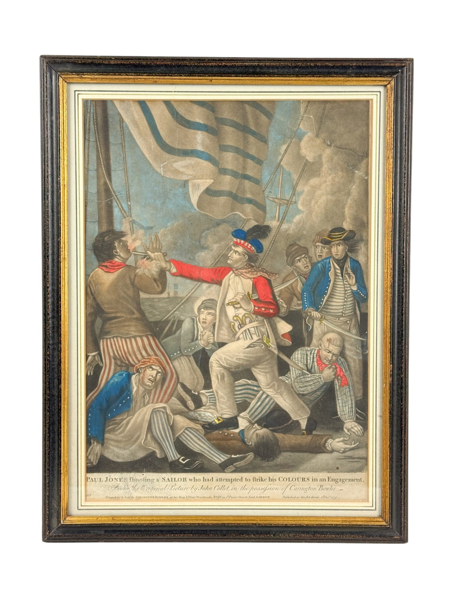 After Collett, "Paul Jones Shooting a Sailor..." (1 of 4)