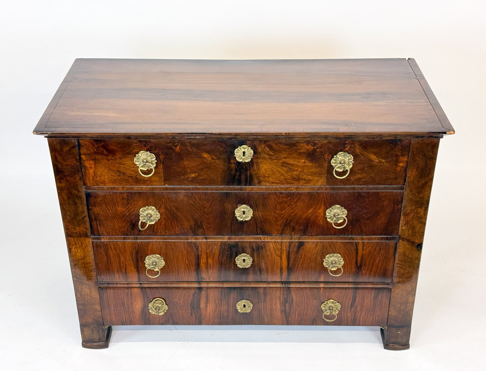 Continental Biedermeier walnut butler's secretary (1 of 5)