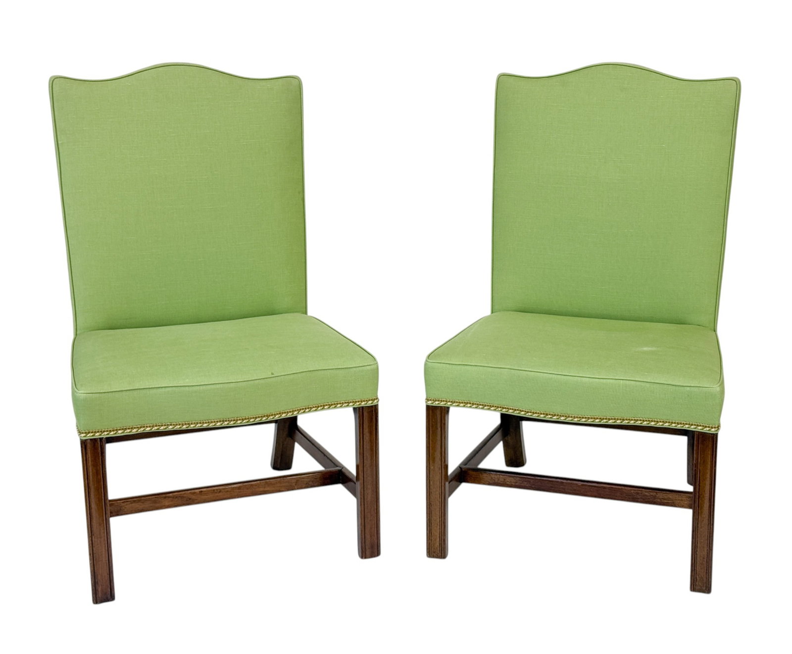6 George III mahogany dining chairs. (1 of 4)