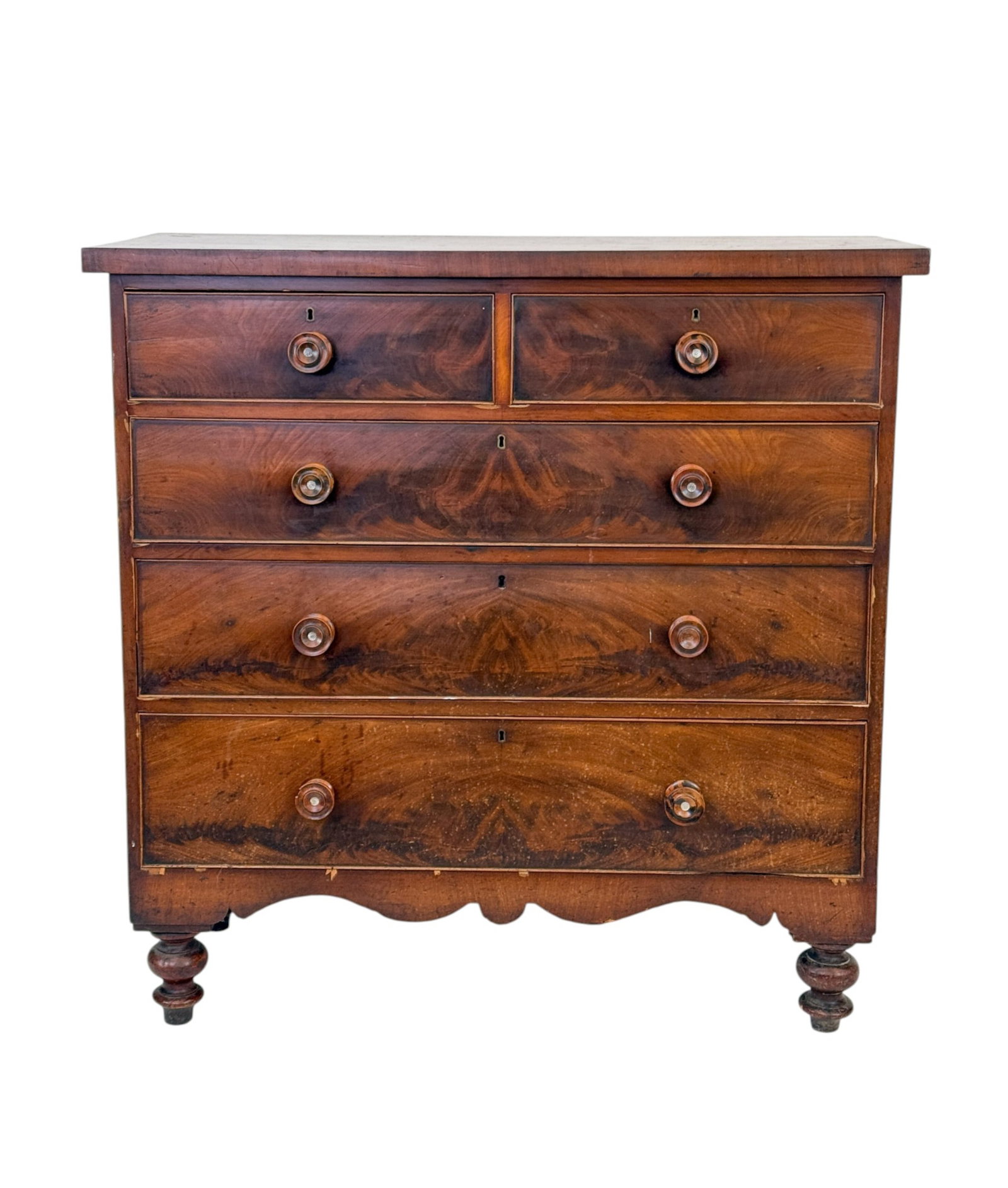 English chest of drawers. (1 of 6)