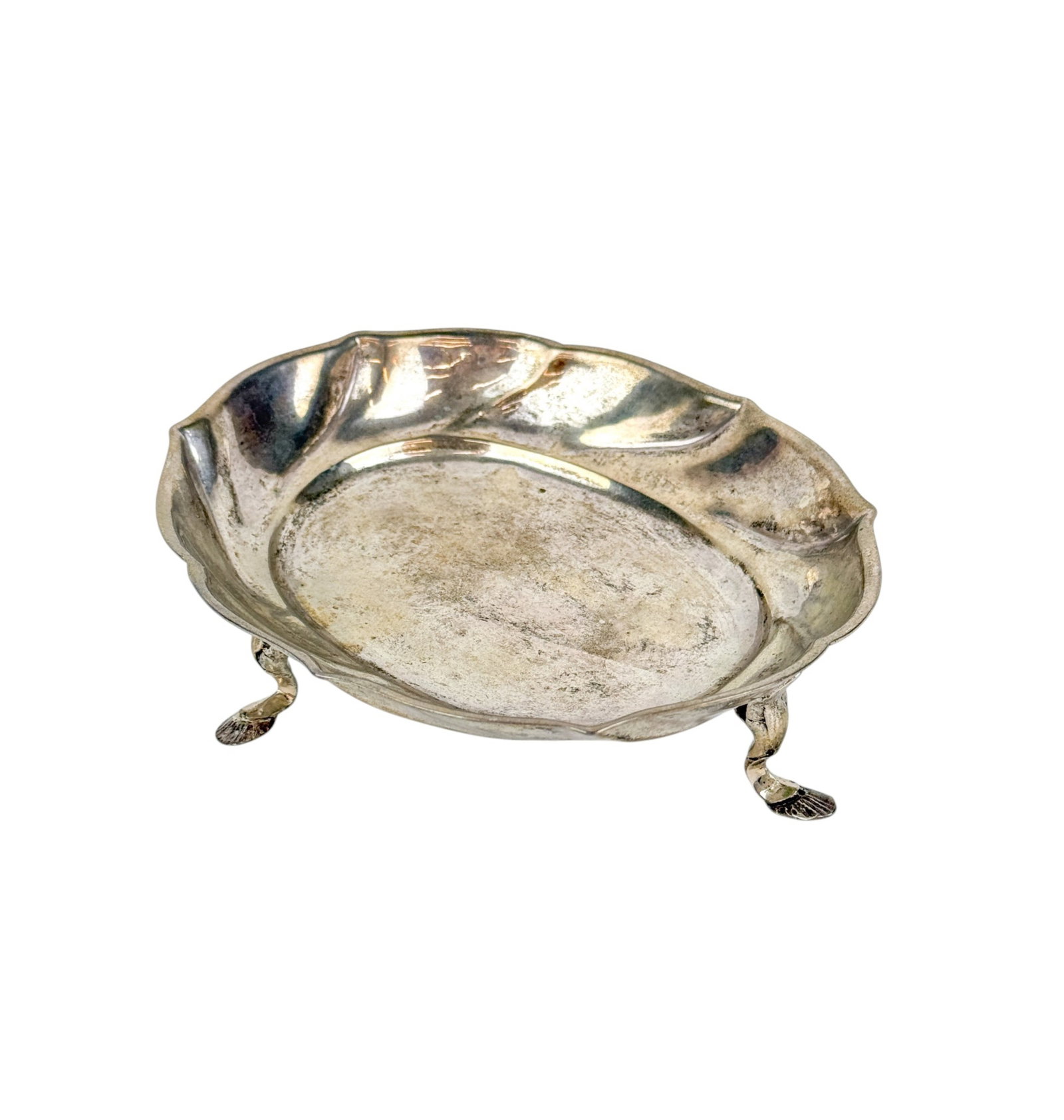 Danish Christian VII silver footed bowl. (1 of 5)
