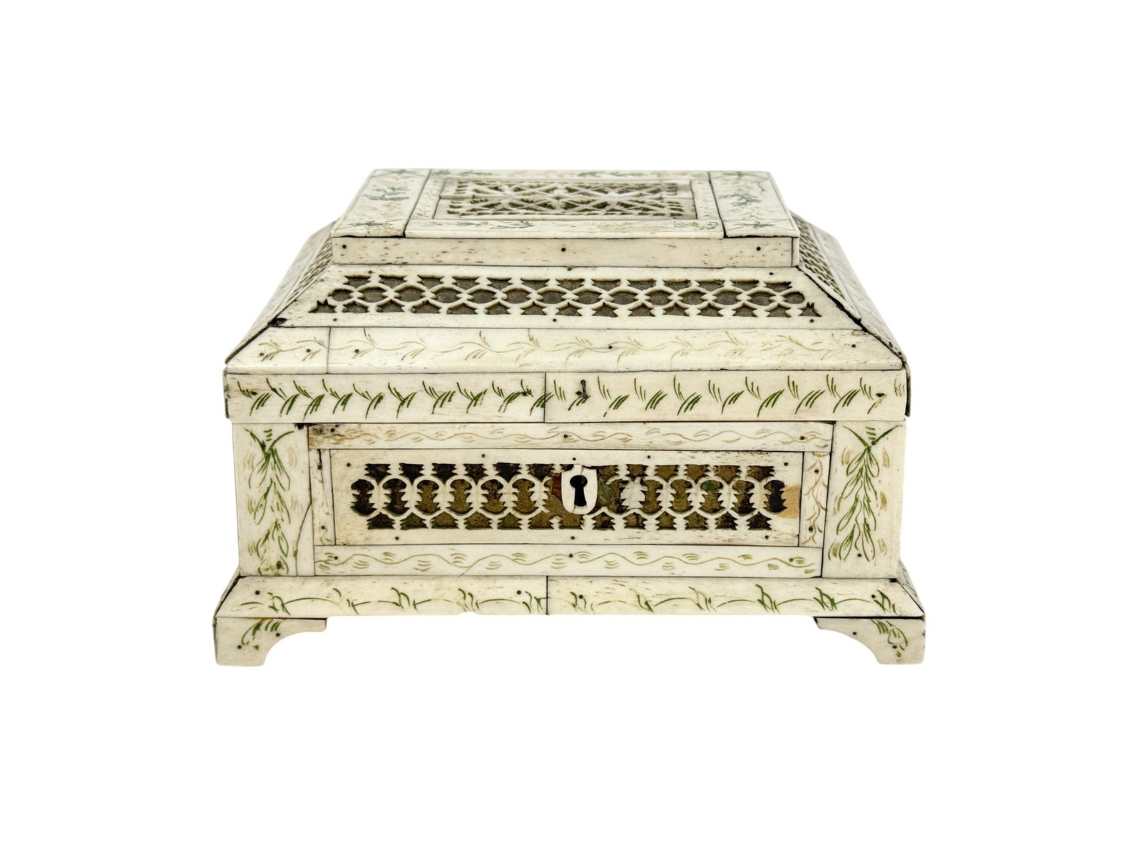 Russian bone marquetry box. (1 of 6)