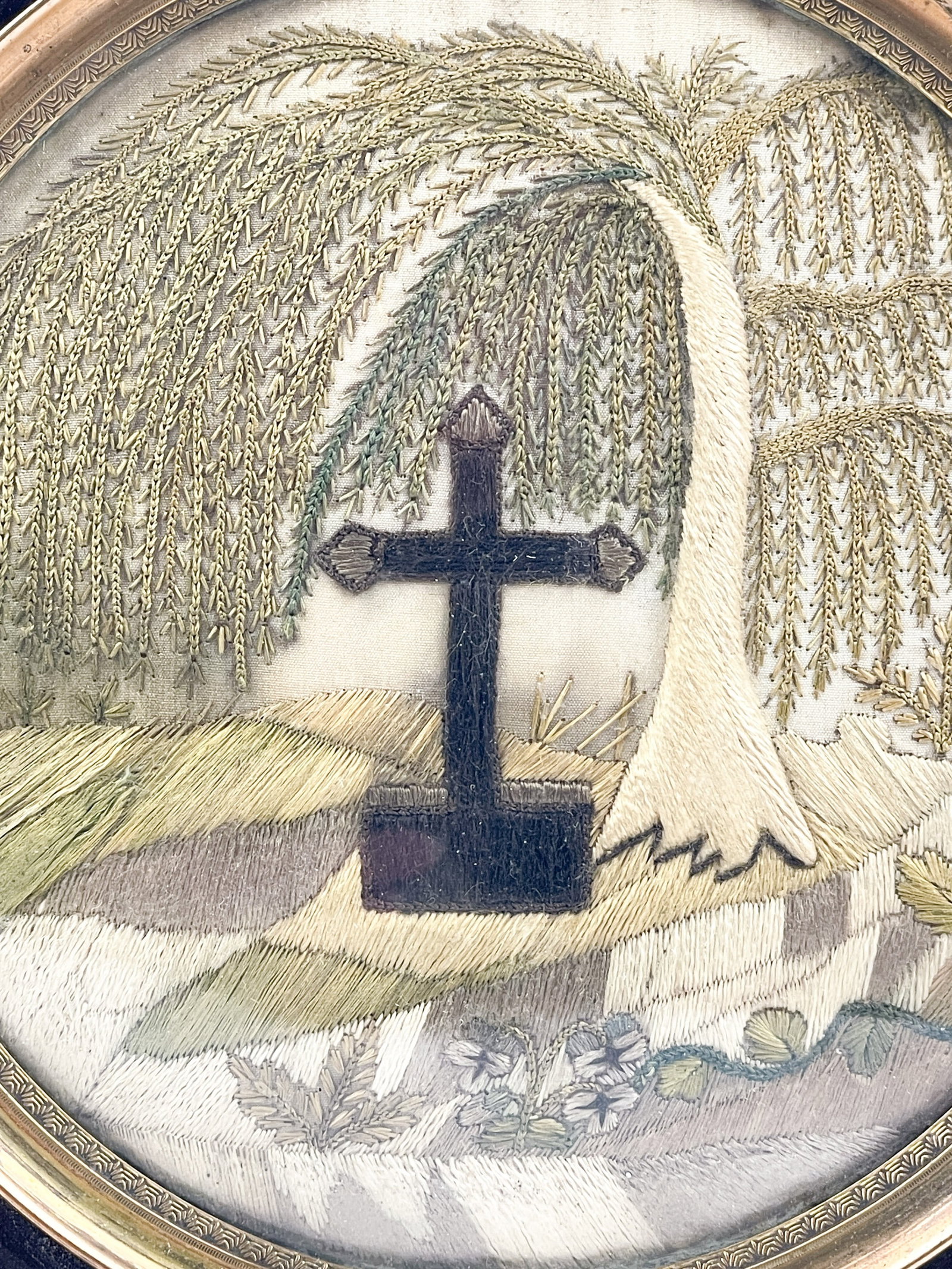 2 Needlework memorials. - 3