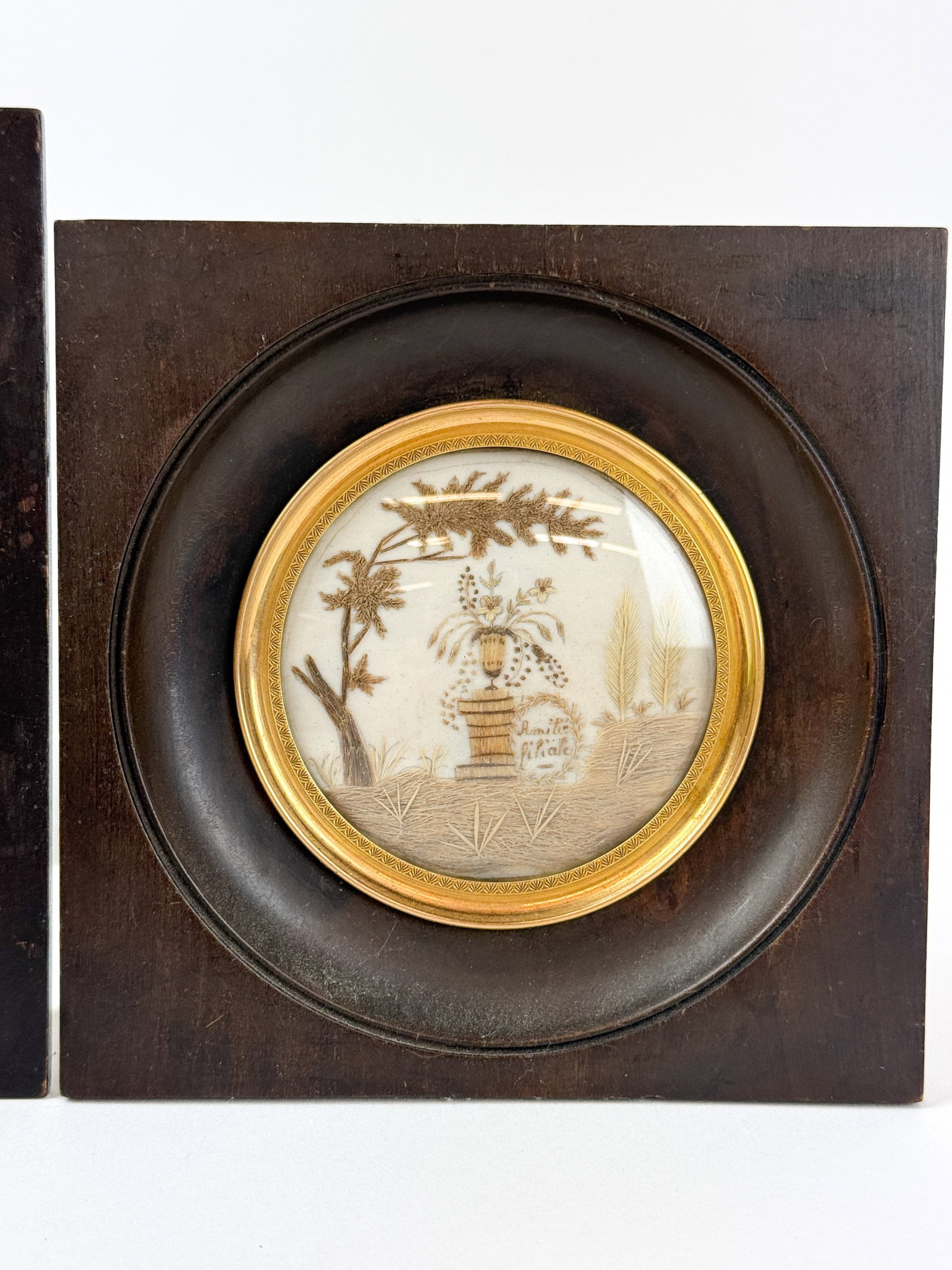 3 Needlework memorials. - 4