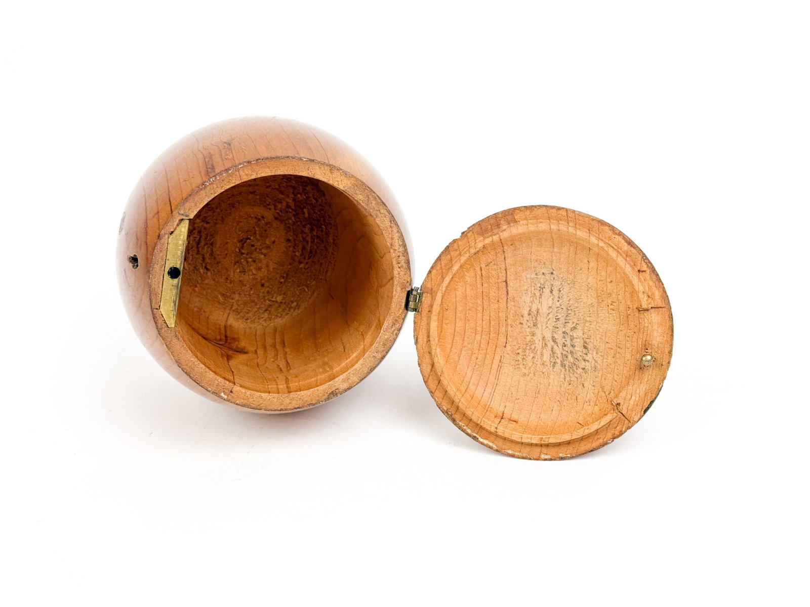 Pear tea caddy. - 3