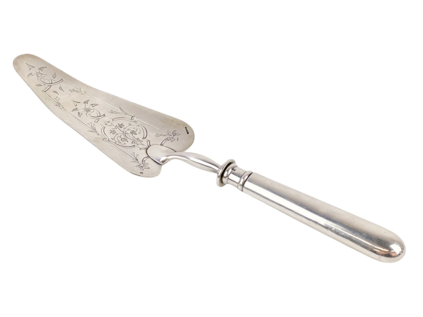 Christolfe silverplate cake server. (1 of 7)