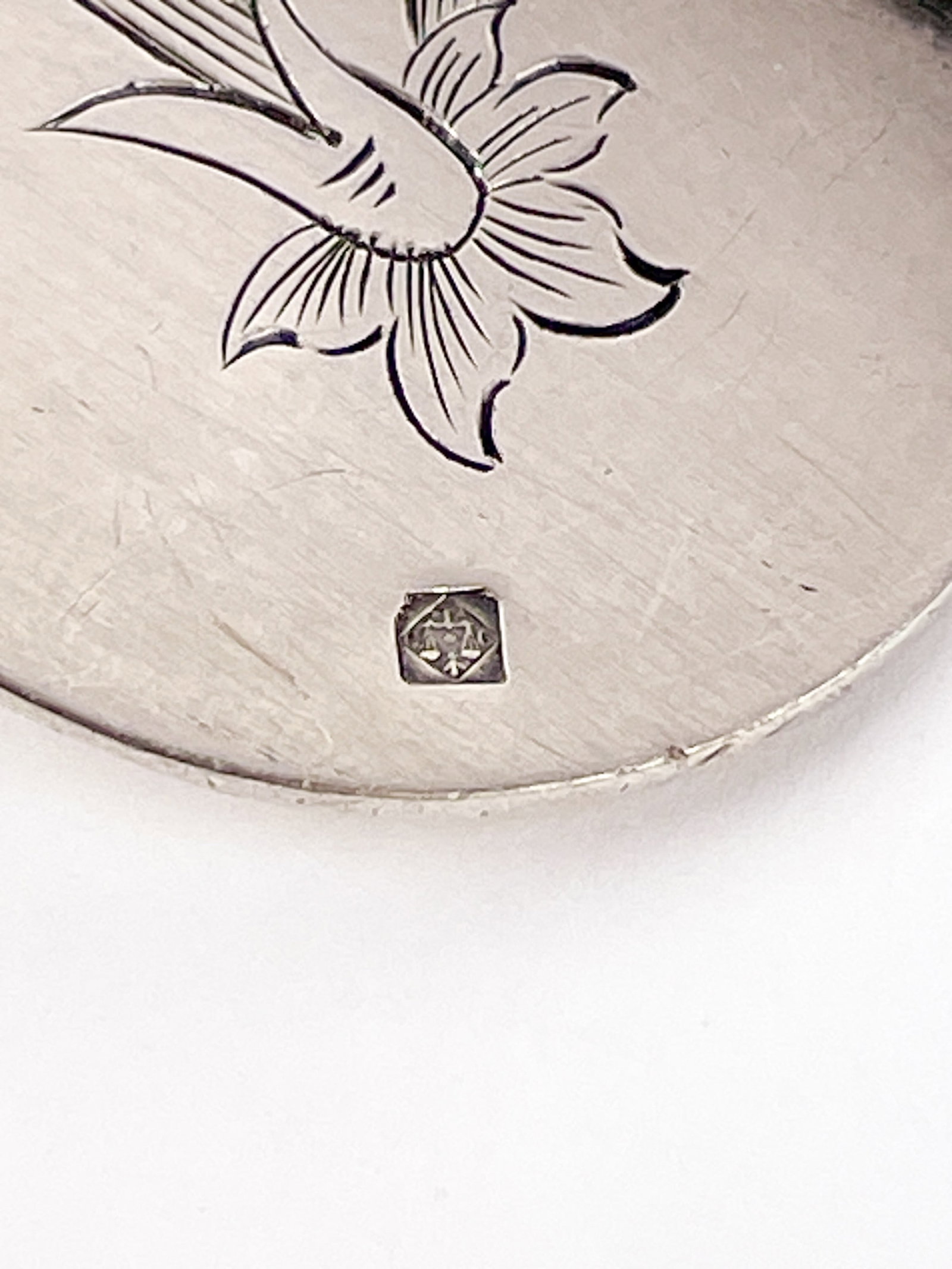 Christolfe silverplate cake server. - 6