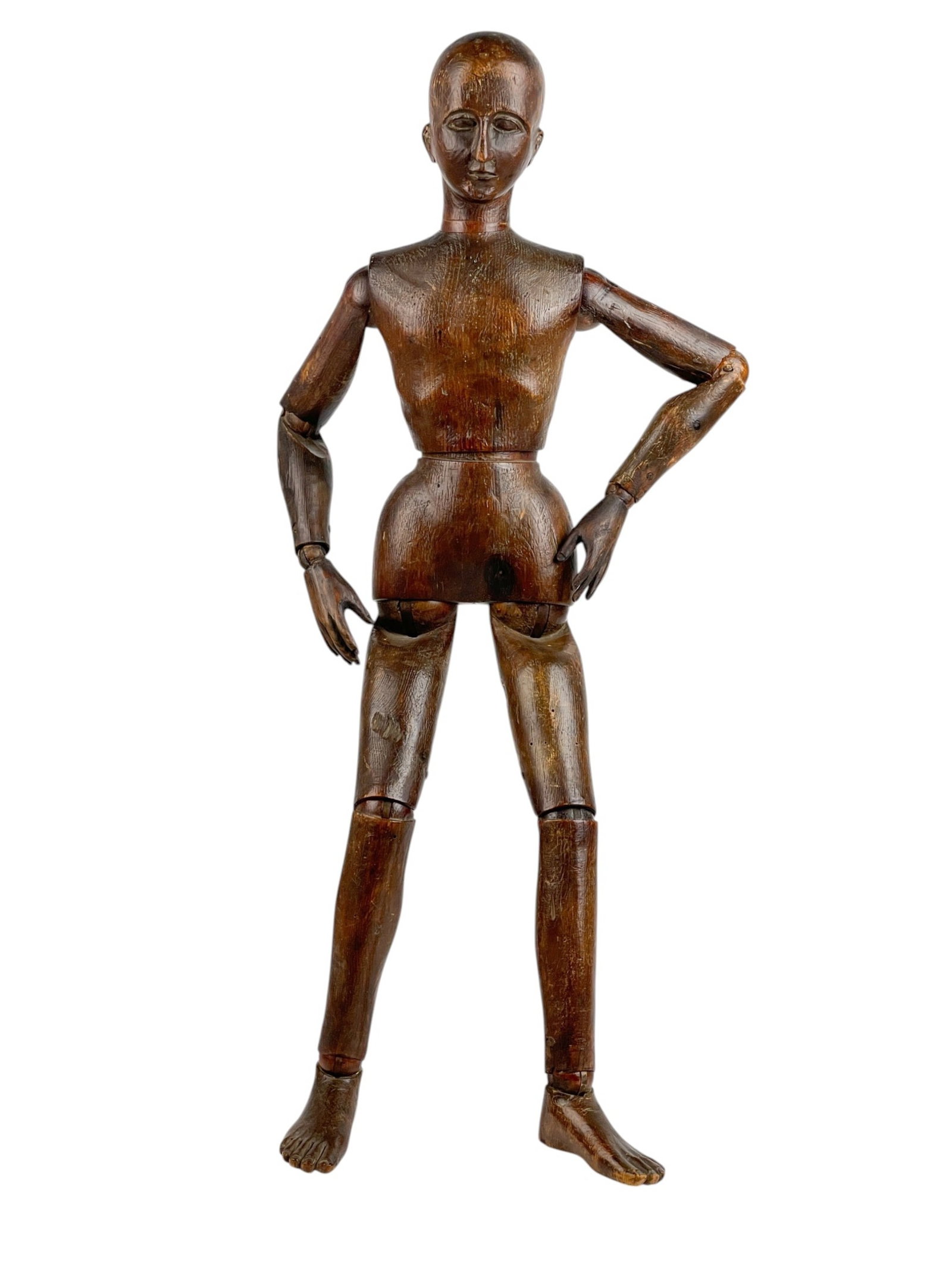 French wood artist lay figure mannequin. (1 of 6)