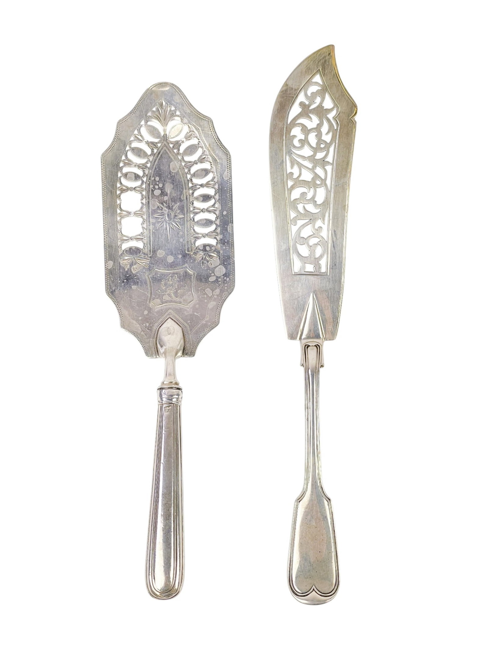 2 English sterling serving ware. (1 of 9)