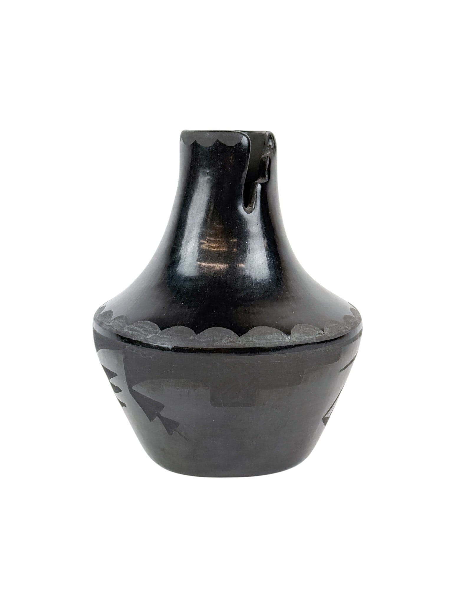 Dunlap, Blackware vase, 1981. (1 of 5)