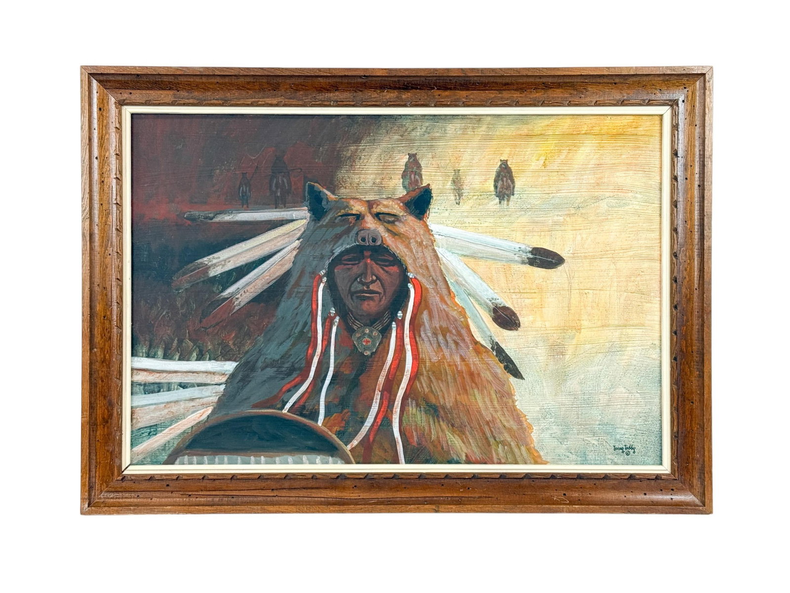 Irving Toddy, Portrait of Native American man. (1 of 4)