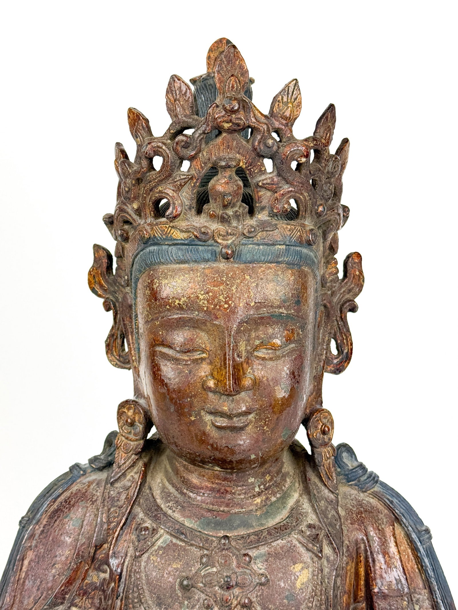 Ming Dynasty Bodhisattva, bronze. - 2