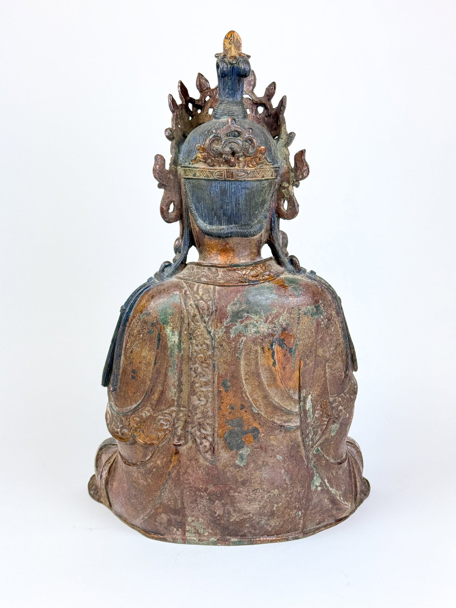 Ming Dynasty Bodhisattva, bronze. - 4
