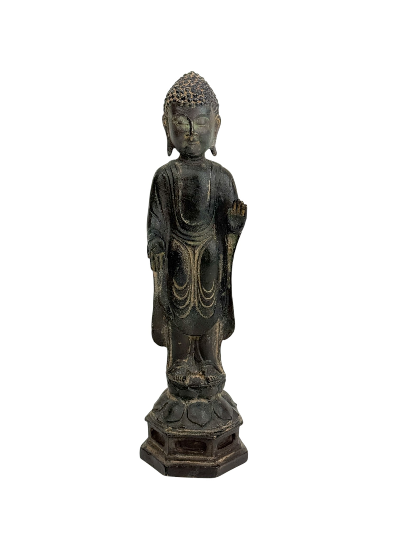 Korean Buddha, bronze. (1 of 5)