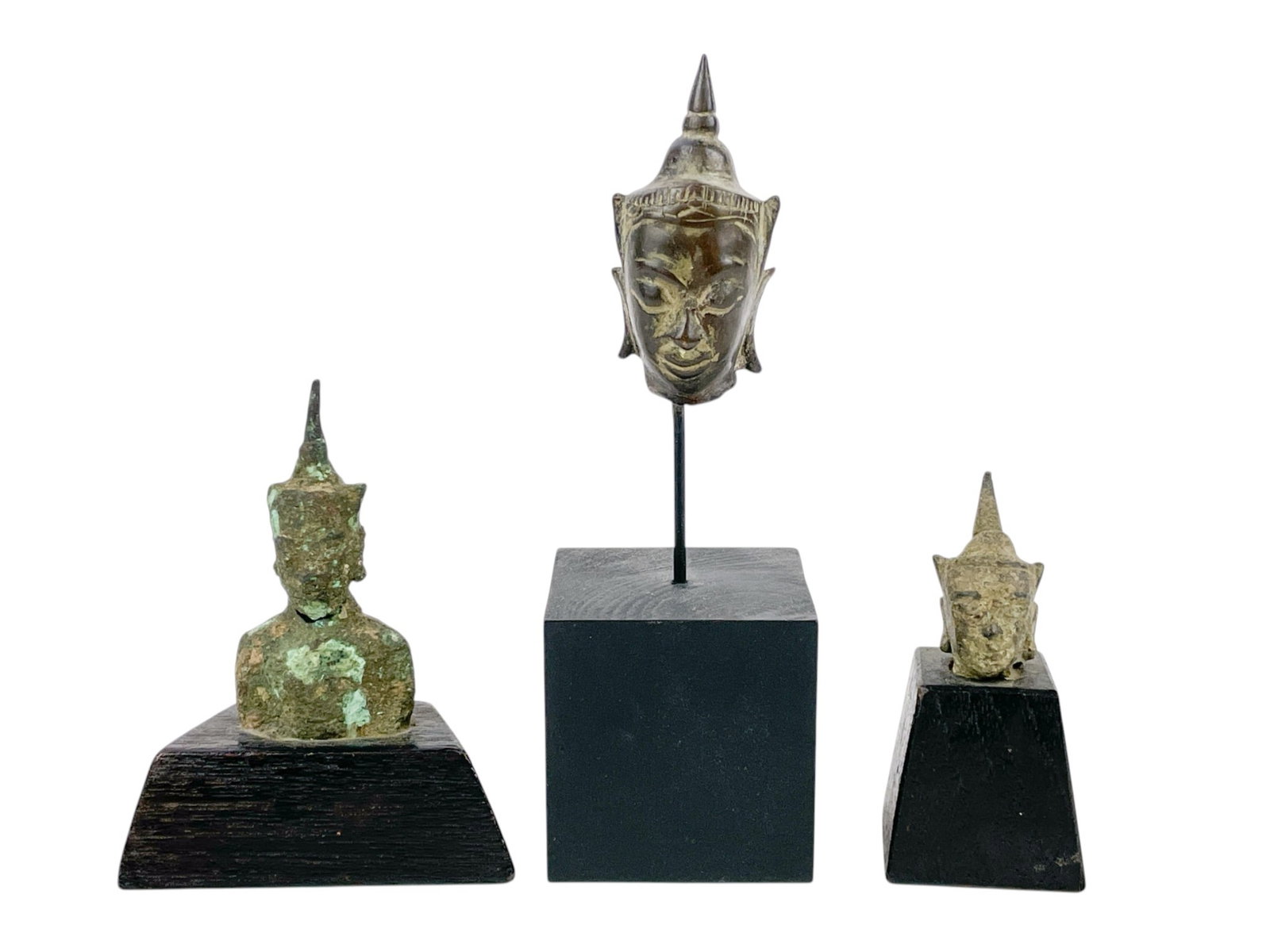 3 Buddha heads. (1 of 11)