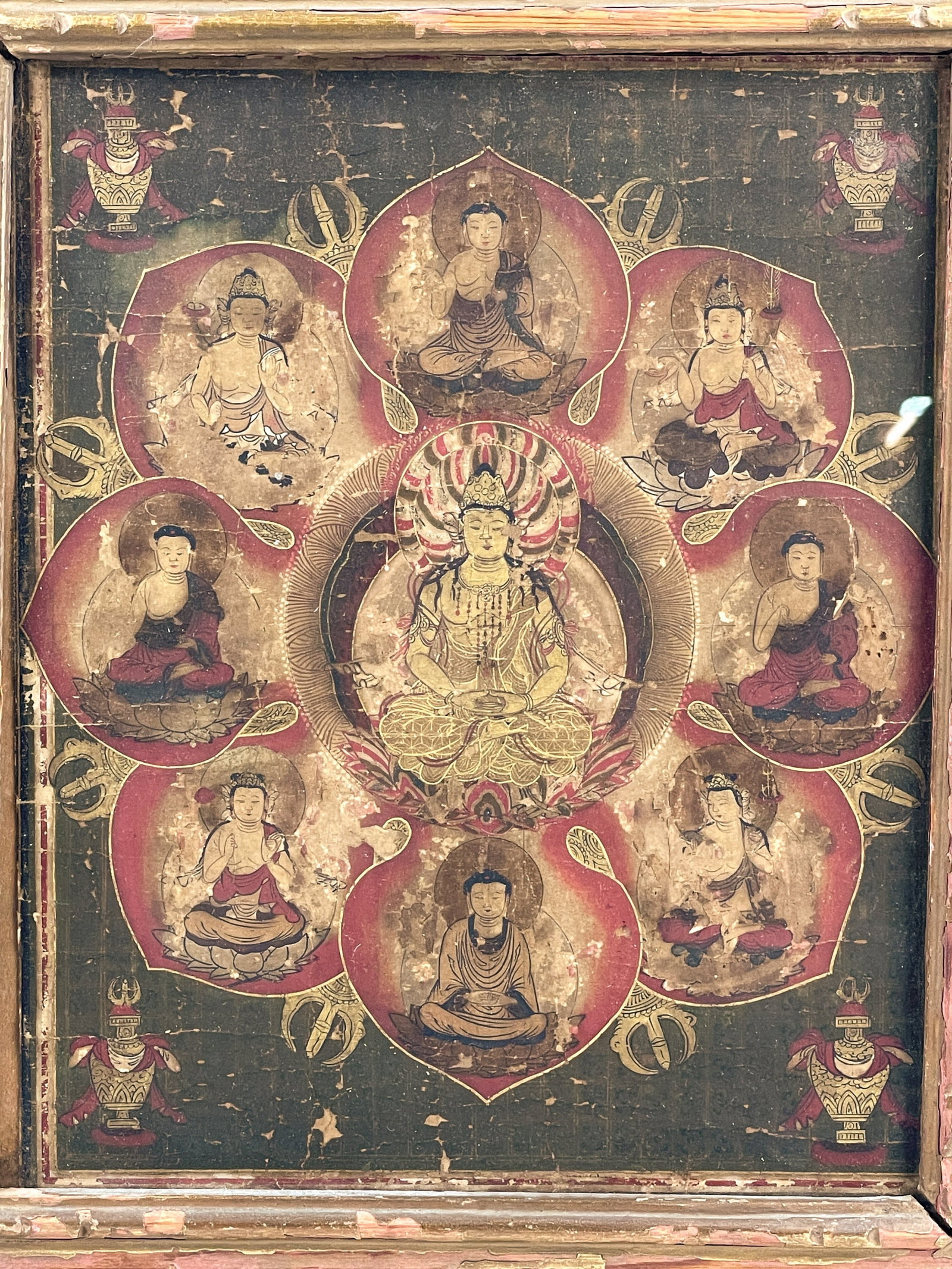 Partial Taizo-kai mandara. - 2
