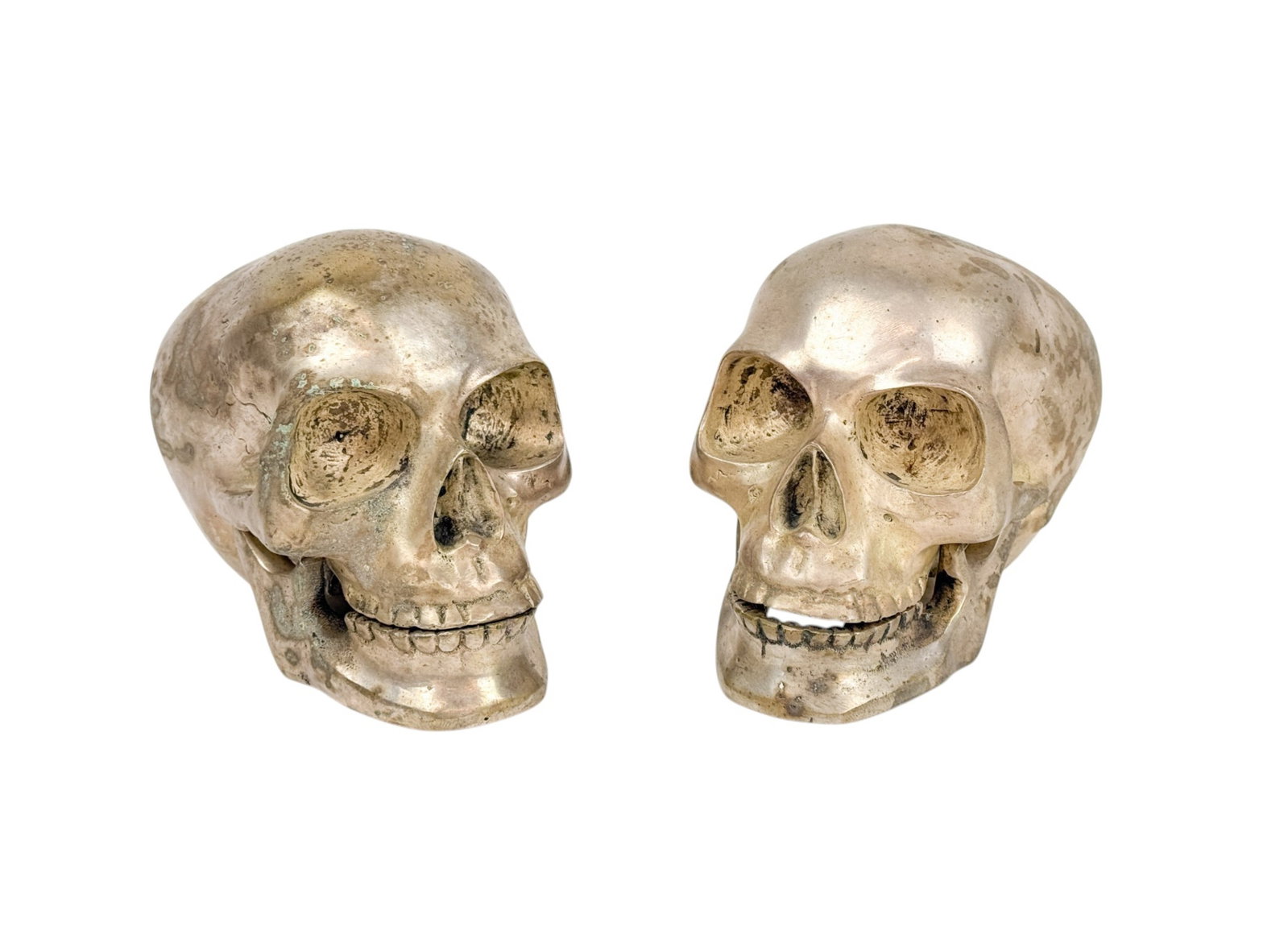 2 Articulated nickel clad skulls. (1 of 7)
