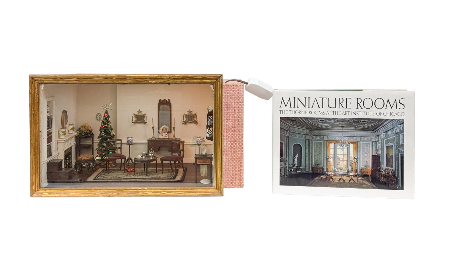 Eugene Kupjack style shadowbox miniature room.: A Eugene Kupjack style shadowbox miniature room diorama. Unsigned. 10" x 17" x 13 1/2".