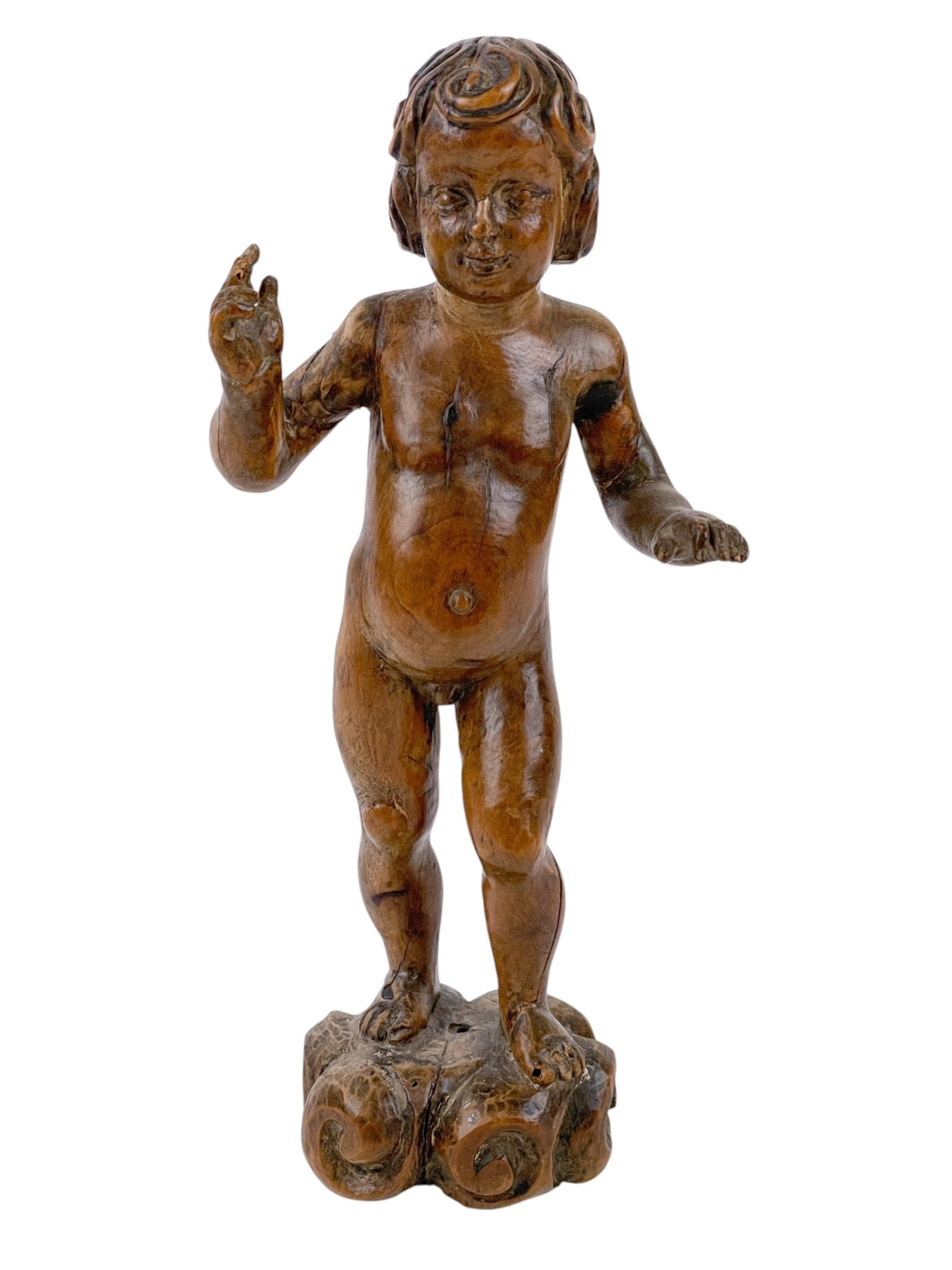Wood Christ Child Santo. (1 of 7)