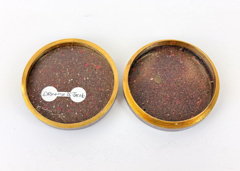 3 Agate/stone snuff boxes - 7