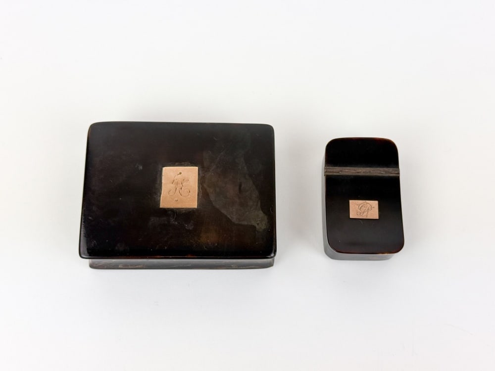 2 Snuff boxes - 2