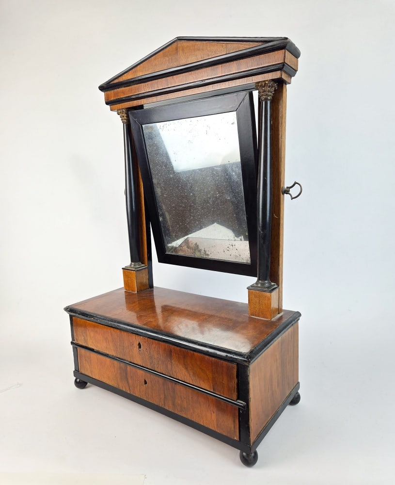 Biedermier table dressing mirror. - 4