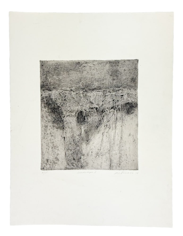 Jean McEwen, "Landscape I," 1978, etching (1 of 4)