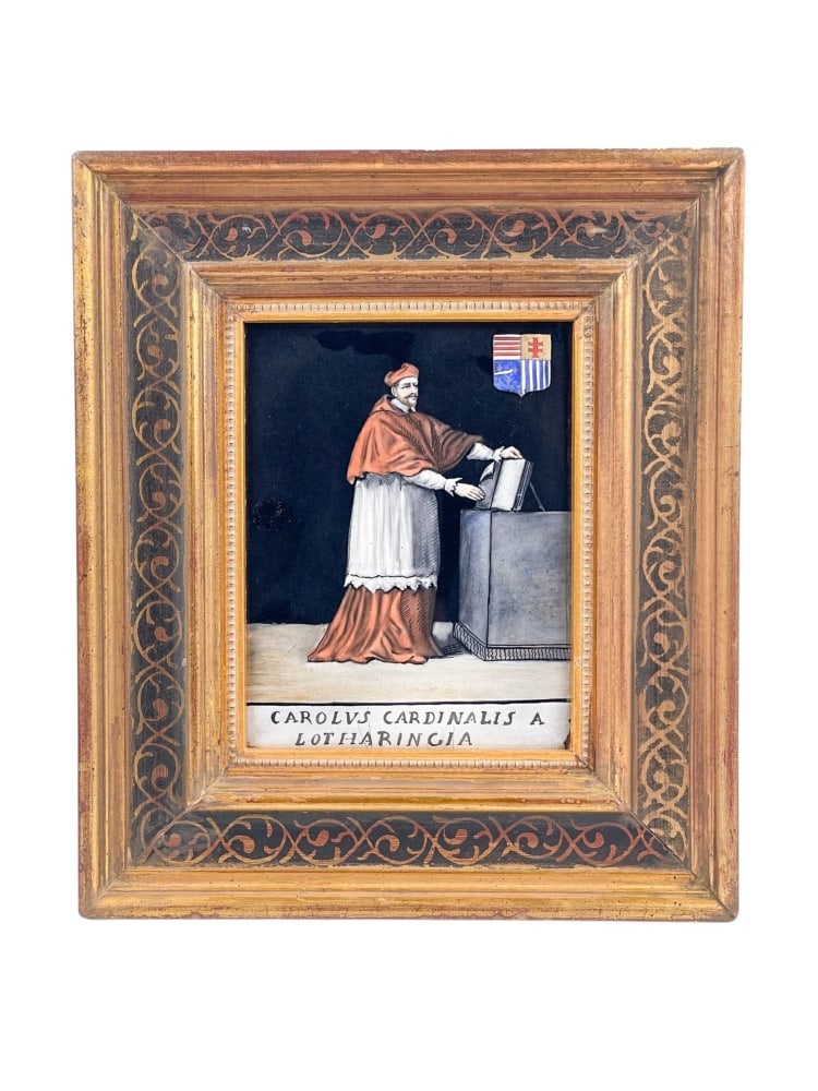 Charles de Lorraine enamel plaque. (1 of 6)