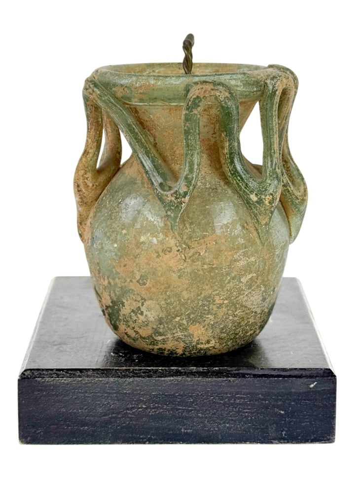 Byzantine Decorated Glass Vase (1 of 6)