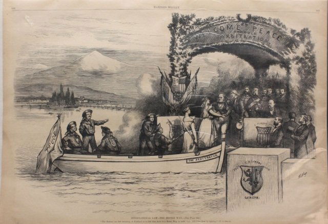 13 Thomas Nast political cartoons, double page.: [Political Cartoons/Thomas Nast]. 13 wood engraved political cartoons by Thomas Nast. Double-page, from Harper’s Weekly. Sheets approx. 22” x 15 ¼”, slight variation. “Thomas Nast” wood-eng