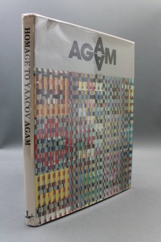 HOMAGE TO YAACOV AGAM. Signed w/ 6 colors, hearts.: [Agam, Yaacov]. HOMAGE TO YAACOV AGAM: Solomon R. Guggenheim Museum Exhibition 1980. Special Issue of the “XXe Siecle Review.” NY: Leon Amiel, (1980). 4to. Boards; near fine in a good dj with a lo