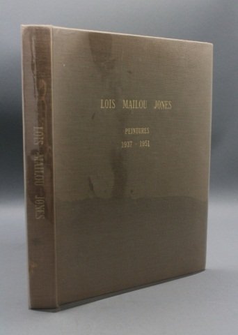 PEINTURES 1937 – 1951. Sgd by Lois Mailou Jones.: [Jones, Lois Mailou]. Lois Mailou Jones. PEINTURES 1937 – 1951. [Paris]: Georges Frere, (1952). Large 4to. 28 pages plus 112 reproductions mostly in b&w. One of 500 copies. Cloth, very good conditio