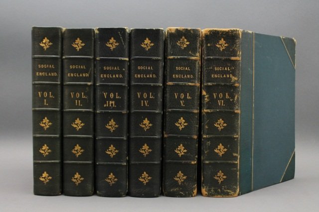 SOCIAL ENGLAND. 6 Vols. (1901)-(1904).: [British History]. H. D. Traill and J. S. Mann (eds.). SOCIAL ENGLAND: A Record of the Progress of the People In Religion, Laws, Learning, Arts, Industry, Commerce, Science, Literature and Manners, fr