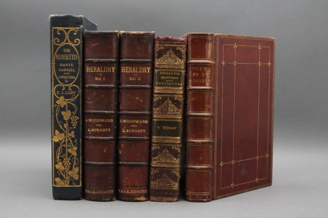 5 Vols incl: A TREATISE ON HERALDRY. 2 Vols. 1892.: [British History/Heraldry/Rosettis]. 4 Titles (5 Vols). ++ John Woodward and George Burnett. A TREATISE ON HERALDRY BRITISH AND FOREIGN: With English and French Glossaries. 2 Vols. Edin/Lon: W. & A. K
