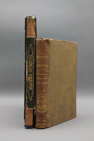 2 Titles incl: AN INQUIRY INTO THE ORIGIN...: [West/Native Americans/Louisiana]. 2 Titles. ++ John Delafield. AN INQUIRY INTO THE ORIGIN OF THE ANTIQUITIES OF AMERICA. New-York: Published for Subscribers, by Colt, Burgess & Co., London: Longmans�