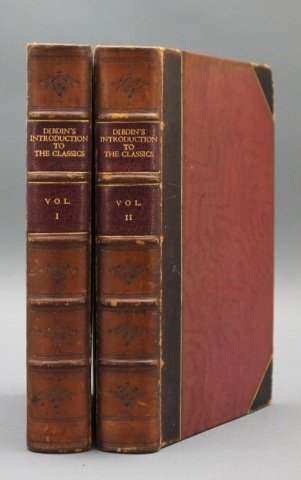 Dibdin. AN INTRODUCTION TO THE KNOWLEDGE. 2 Vols.: [Ancient Latin/Greek Classics]. Thomas Frognall Dibdin. AN INTRODUCTION TO THE KNOWLEDGE OF RARE AND VALUABLE EDITIONS OF THE GREEK AND LATIN CLASSICS. 2 Vols. Lon: Harding and Lepard/ G. B. Whittaker