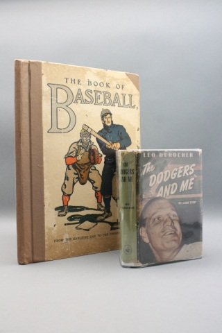 2 Firsts incl: THE BOOK OF BASEBALL. (1911).: [Baseball]. 2 First Editions. ++ William Patten and J. Walker McSpadden, editors and compilers. THE BOOK OF BASEBALL: The National Game From the Earliest Days to the Present Season. NY: P. F. Collier