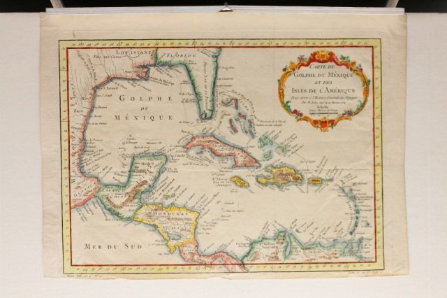 Carte Du Golphe Du Mexique...: [Gulf Goast/Central Am.]. Jacques Nicholas Bellin. Carte Du Golphe Du Mexique Et Des Isles De L’Amerique. Pour server a l’Histoire Generale des Voyages Par M. Bellin Ingr. De la Marine 1754. [1754