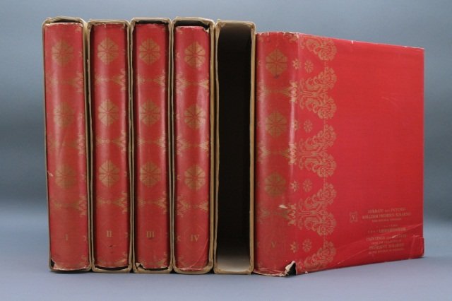 ...Paintings and Statues... Sukarno. 5 Vols. 1964.: [Asian Art]. LUKISAN2 DAN PATUNG2: KOLLEKSI PRESIDEN SUKARNO Dari Republik Indonesia/ PAINTINGS AND STATUES FROM THE COLLECTION OF PRESIDENT SUKARNO Of the Republic of Indonesia. 5 Vols. (Compiled by 