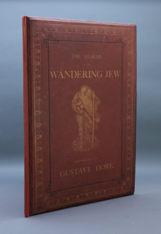 THE LEGEND OF THE WANDERING JEW. 12 plates.: [Dore, Gustave]. THE LEGEND OF THE WANDERING JEW. A Series of Twelve Designs by Gustave Dore, With Explanatory Introduction. Lon/Paris/NY: Cassell Petter & Galpin, (nd). [title leaf], Introduction [ii
