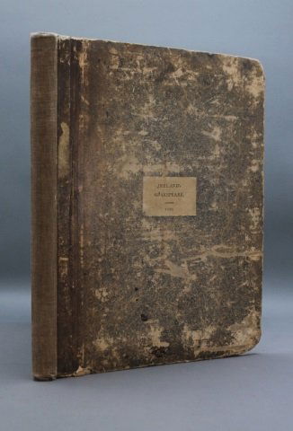 Miscellaneous Papers... Shakespeare... 1796.: [Shakespeare, William]. MISCELLANEOUS PAPERS AND LEGAL INSTRUMENTS UNDER THE HAND AND SEAL OF WILLIAM SHAKESPEARE: Including the Tragedy of King Lear and a Small Fragment of Hamlet, From the Original